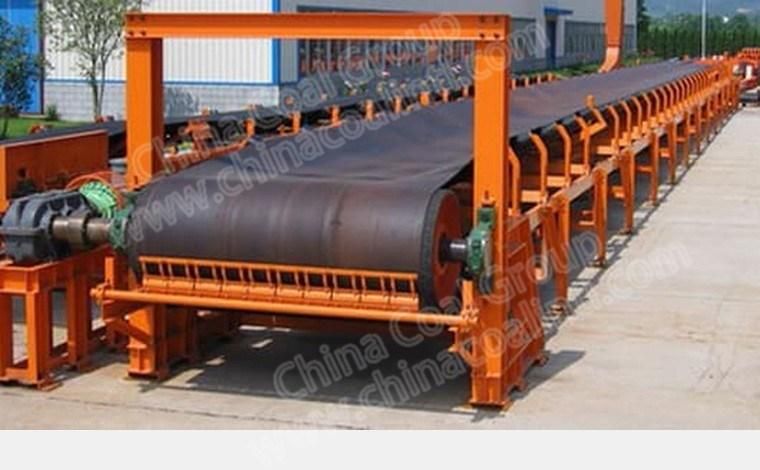 Inclined Conveyor Td75 Rubber Belt Conveying Machine