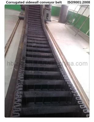 Wk60 Cleated Sidewall Clapboard Conveyor Belting