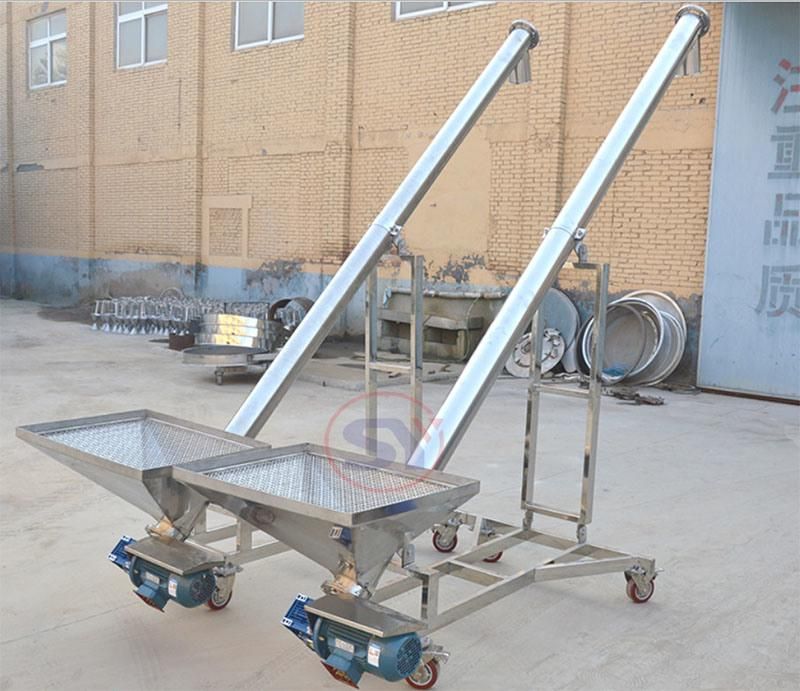 Helical Flexible Spiral Conveyor for Grain Flour Cereal