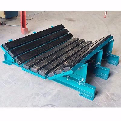 Conveyor Belt Correction Roller Support Device Impact Cradle