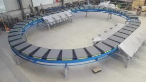 Express Logistics Sorting Line Automatic High Speed Ring Cross Belt Sorting Conveyor