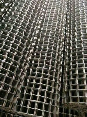 Factory Food Grade 304 Stainless Steel Flat Flex Wire Mesh Conveyor Belt for Bread Baking