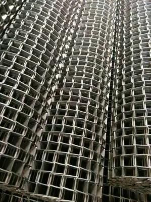 Food Grade 304 Stainless Steel Flat Flex Wire Mesh Conveyor Belt with High Quality