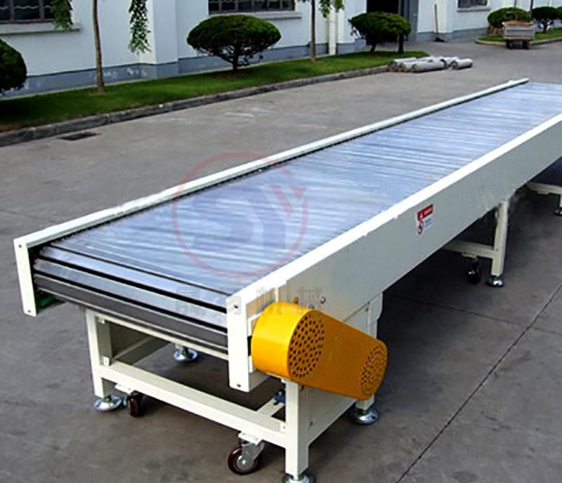 Flat Belt Dry Cleaning Plate Chain Conveyor for Sale
