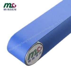 Factory Blue Antibacterial Food Grade PVC/PU Light Duty Industrial Conveyor/Transmission Belting/Belt