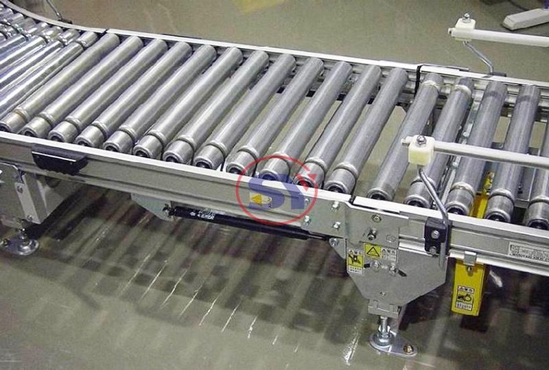 Dismountable Mobile SUS304 Tube Conveyor Roller System for Logistics Distribution