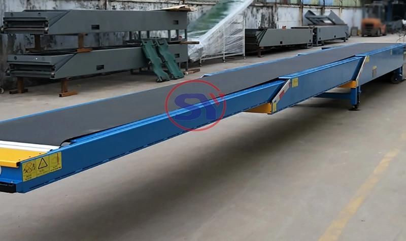 Mobility Truck Unloading Bags Belt Conveyor for Warehouse System