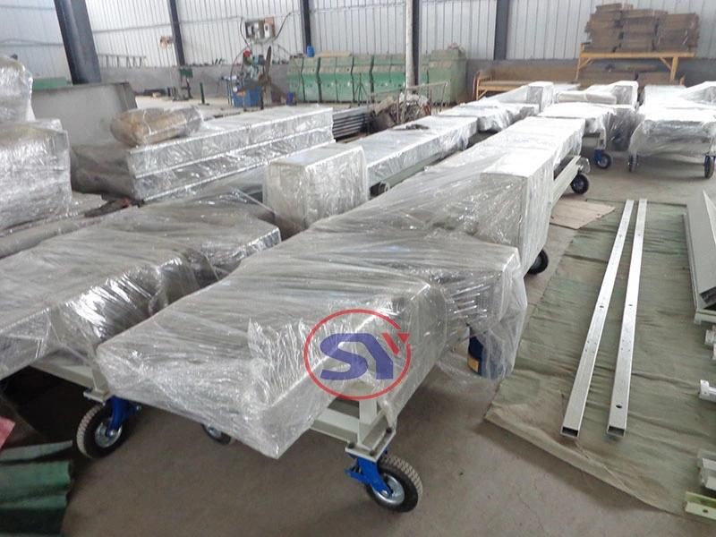 Heavy Load Capacity Straight Movable Belt Conveyor with Frequency Inverter