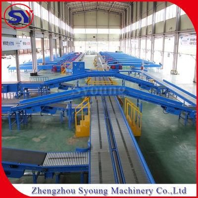 Powered and Unpowered Combining Finish Product Packing Roller Conveyor for Logistic Transportation Package