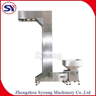 Automated Stainless Steel Z Type Bucket Conveyor Elevator for Fried Chips and Biscuits