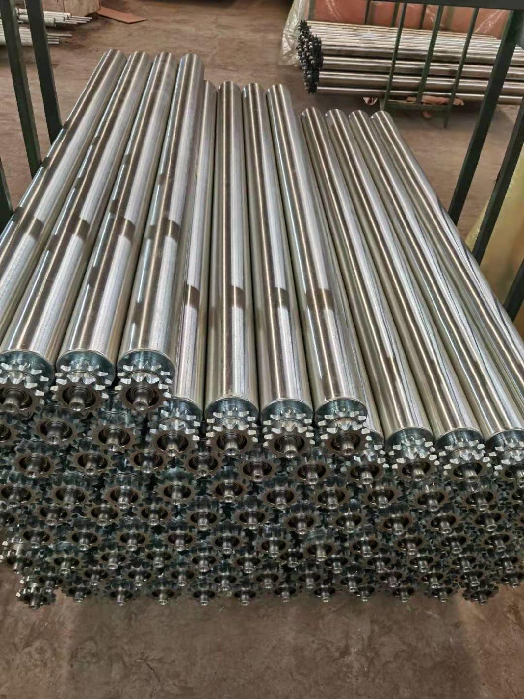 OEM Conveyor Roller Factory/Transport Roller/Components Conveyor/Galvanize Steel, Ss, Rubber Roller