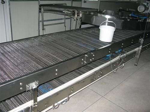 Steel Roller Belt Conveyor System for Carton/Box Transfer