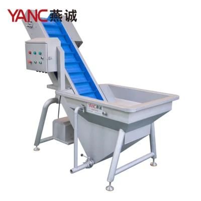 Yc-Cx2000 Root Vegetable Washing and Transporting Inclining Belt Conveyer