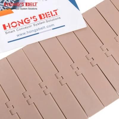 Hongsbelt HS-820-K750 Plastic Straight Running Flat Top Chains Plasitc Conveyor Chain