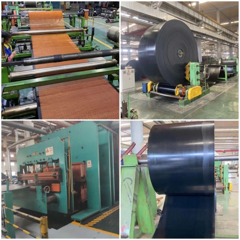 Tear-Resistant/Wear-Resistant Speical Chervon Rubber Conveyor Belt Closed V Belt for Crushing Machine