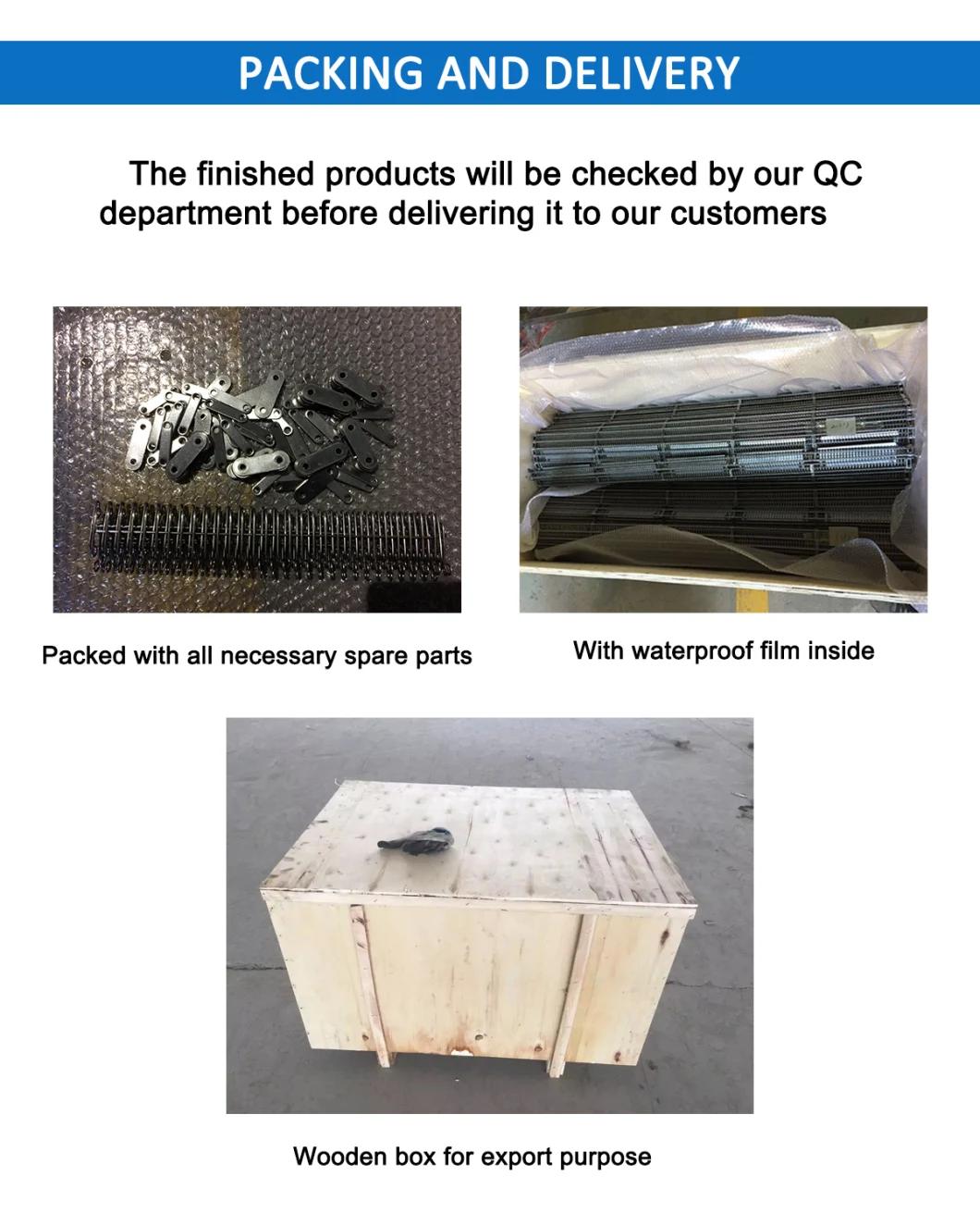 Eye Link Belt for Cooling and Freezing Systems