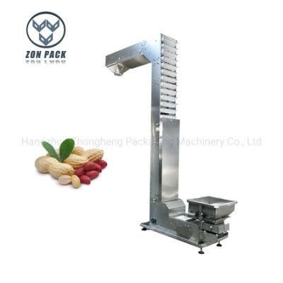 Fully Automaitc Bucket Elevator Conveyor Machine for Nuts Patato Chips Packing