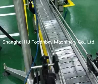 Table Top Stainless Steel Chain Conveyor for Beer Bottle Transport