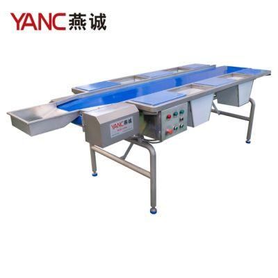 Yc-Ss30-1 Food Grade Stainless Steel Belt Conveyer for Central Kitchen