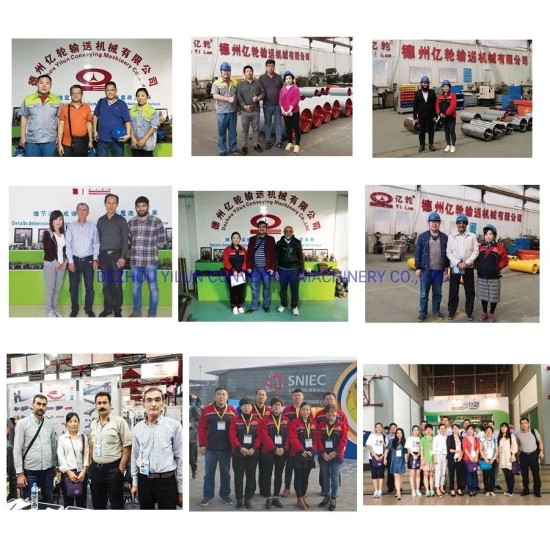 Belt Conveyor Ceramic Lagged Drive Head Pulley Drum Manufacturer
