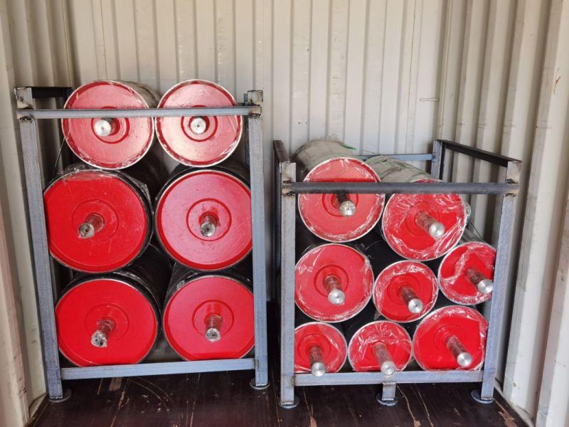 China Supplier Ceramic Pulley Lagging Rubber Lagging Drum Conveyor Pulley Drum for Mining