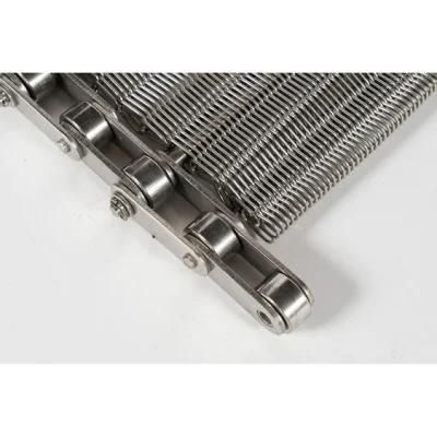 Wire Mesh Stainless Steel Flat Flex SS304 Food Conveyor Belt