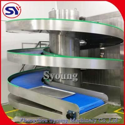 Cooling Spiral Conveyor Chute for Food Products