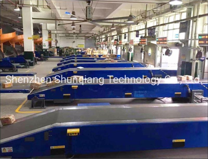 Extendable Powered PVC Telescoping Belt Conveyor