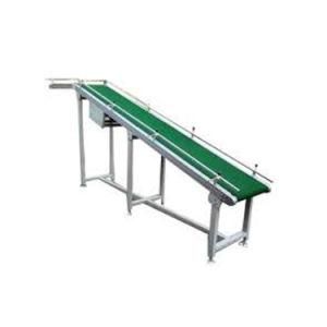 Custom PVC Green Flat Belt Conveyor / Conveyer System