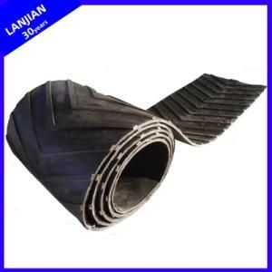 Customized Types of Open/Closed V15 Chevron Pattern Rubber Conveyor Belt