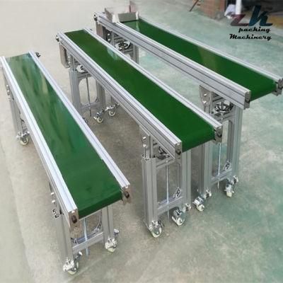 Durable Green Rubber Belt Conveyors Assembly Line