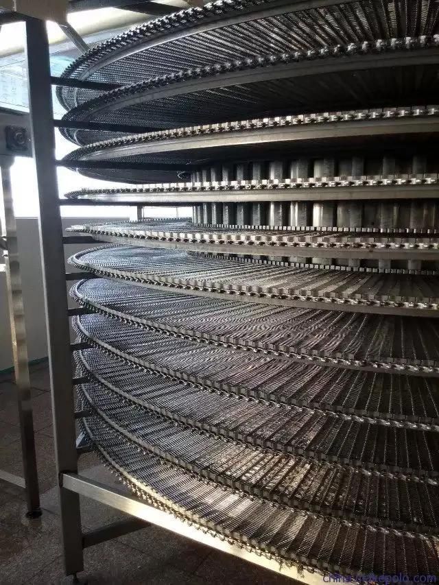 Heat Resistant Stainless Steel Spiral Wire Mesh Belt for Food Cooling Industry