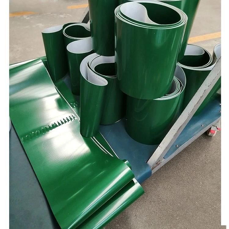 Annilte Green Flat Conveyor Belt PVC Conveyor Belt