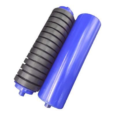 China Famous Brand Impact Idler Conveyor Rubber Roller for Power Plant