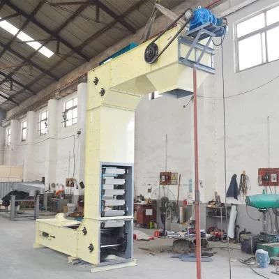 Carbon Steel Z Shaped Bucket Elevator Machine