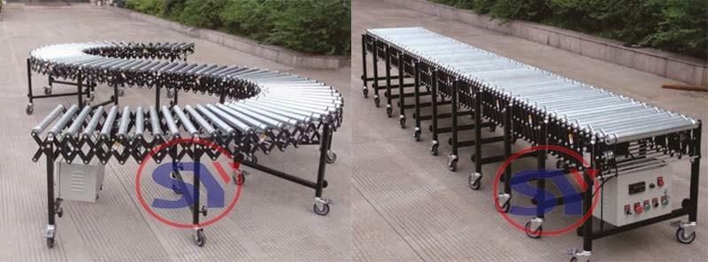 Circular Rolling Motorised Conveyor Roller for Loading Pallet Basket