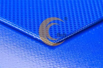 Blue diamond 3mm PVC conveyor belt for food industries