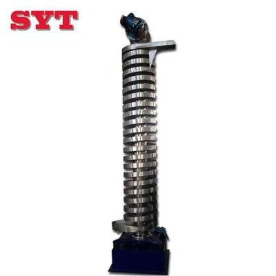 Stainless Steel Vertical Vibration Conveyor Wheat Cooling Spiral Elevator