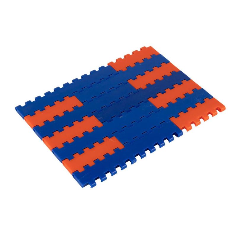 Plastic Modular Belt Cleated Chain Conveyor Belt for Corrugated Cardboard Factory