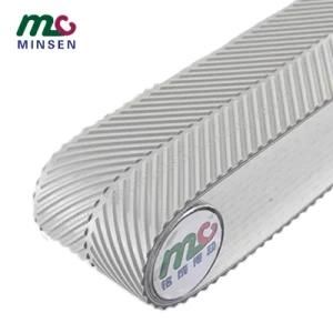 Factory Grey PVC/PU/Pvk Light Duty Industrial Conveyor/Transmission Belting/Belt with Herringbone Pattern