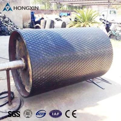 High Wear Resistant 12 mm Thickness Conveyor Anti Spillage 12mm Pulley Lagging Belt Accessories Pulley Lagging Rubber