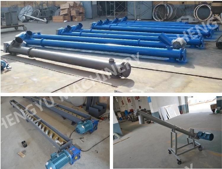 Hengyu Customized Ls Screw Feeder Conveyor for Powder and Granules Conveying