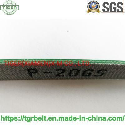 China Good Quality Customized 2.0mm Green Smooth PVC Belt for Logistics Conveyors
