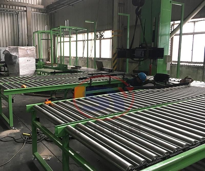 Driving Motor PVC Pipe Roller Conveyor System Pallet Tray Transfer Conveyor