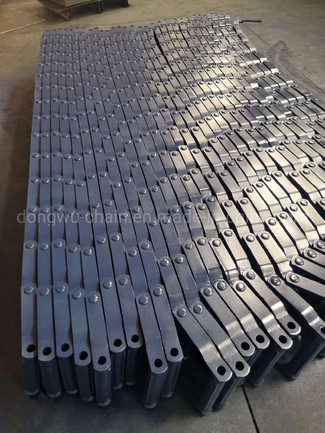 D Type Wide Offset Sidebar Transmission Welded Steel Conveyor Roller Chains