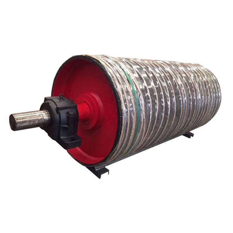 SGS ISO Conveyor Drum Pulley Cage Drive Pulley for Mining