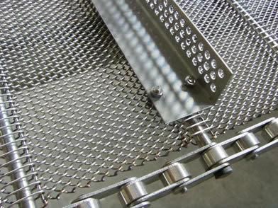 Spiral Conveyor Wire Mesh Belt for Blanching Vegetables and Potatoes