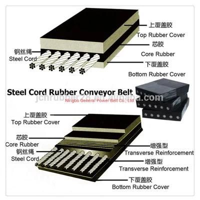 High Quality Durable St630-St6300 Steel Cord Rubber Conveyor Belt