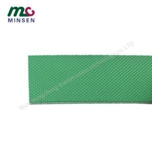 Green PVC/PU Light Duty Industrial Conveyor/Transmission Belting/Belt with Diamond Surface for Treadmill Running