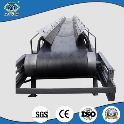 High Quality Inclined Mobile Rubber Belt Conveyor with Pulley